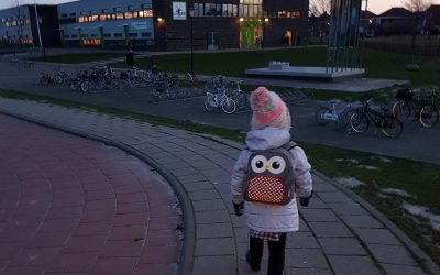 Nina’s eerste schooldag: Goede voorbereiding, half werk!