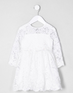 I love lace - bruidsmeisjesjurk wit kant2
