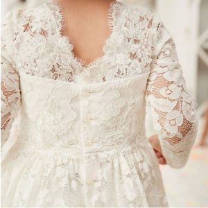 I love lace - bruidsmeisjesjurk wit kant3