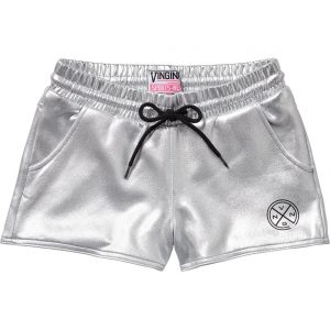Kinderkleding metallic short Vingino zilver